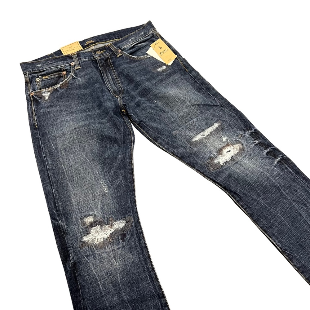POLO RALPH LAUREN Mens The Varick Slim Straight Jeans - Picture 5 of 14
